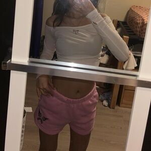 White Off-Shoulder, half backless Top